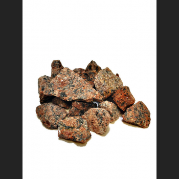 Kamienie czerwone 1-4 cm ok. 50-60 sztuk